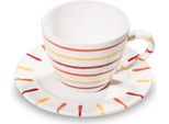 Set Di Tazze E Piattini Da Caffè Gmundner, 2 Pezzi Landlust