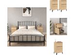 Vidaxl Comodini 2 Pezzi Rovere Sonoma 40X35X70 Cm - Comodini