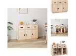 Vidaxl Credenza 100X40X75 Cm Pino Massiccio - Credenze