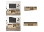 Mobile Tv Vidaxl Rovere Sonoma 150X33,5X45 Cm Materiale A Base Di Legno - Mobile Tv - Mobili Tv - Porta Tv - Mobili Tv