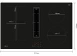 Neff N 50, Piano Di Cottura Con Cappa Aspirante (Induzione), 80 Cm, Montaggio A Parete Senza Telaio, V58NBS1L0