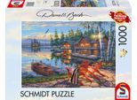 Schmidt Puzzle Shore Of Loon Lake, New York 1000 Pezzi