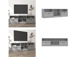 Vidaxl Mobile Tv Grigio Sonoma 150X33,5X45 Cm Materiale Ligneo - Mobile Tv - Mobili Tv - Supporti Tv - Mobili Tv