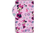 Disney Minnie Mouse Spannbettuch Xoxo 90 X 200 Cm Rosa