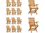 Vidaxl Sedie Da Giardino Con Cuscini Bianchi Crema 6 Pz. Legno Massiccio Teak - Sedia Da Giardino - Sedie Da Giardino - Sedia Da Giardino Legno - Sedia Da Giardino Legno Massiccio