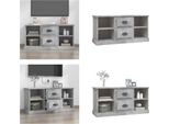 Mobile Tv Vidaxl Grigio Cemento 99,5X35,5X48 Cm Materiale A Base Di Legno - Mobile Tv - Mobili Tv - Mobili Tv - Mobili Tv