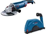 Bosch Professional 0615A5004S Bosch Professional Gws 24-230 Jz+Gde 230 FC-S Winkelschleifer-Set 2.400 W