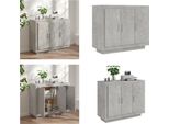 Vidaxl Credenza Grigio Cemento 92X35X75 Cm In Legno - Credenza - Credenza - Armadio - Armadio Portaoggetti