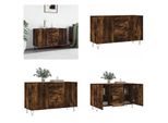 Vidaxl Credenza In Rovere Affumicato 100X36X60 Cm In Legno - Credenza - Credenza - Armadio - Armadio Portaoggetti