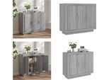Vidaxl Credenza Grigio Sonoma 92X35X75 Cm Materiale A Base Di Legno - Credenza - Credenza - Armadio - Armadio Portaoggetti