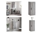 Vidaxl Armadio A Muro Grigio Sonoma 34,5X34X90 Cm Materiale Legno - Armadio A Muro - Armadio A Muro - Armadio - Armadio Portaoggetti