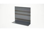 Linero Mosaiq Scaffale Universale H 300 Mm Senza Telaio Nero Grafite / Sistema Di Ringhiere / KesseböHmer