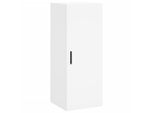 The Living Store Armadio A Muro Bianco 34,5X34X90 Cm
