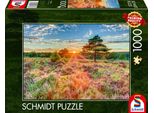 Schmidt Spiele Brughiera Al Tramonto, Puzzle Da 1.000 Pezzi