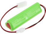 Techtek Batteria Compatibile Con [Hitec] Aurora 9, Optic Pro, Optic Sport Sostituisce 2606B-7E, Per 54124 Triangle, Per 54128