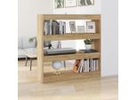 The Living Store Libreria/Divisorio Sonoma Rovere 100X30X103 Cm