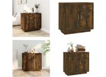 Vidaxl Credenza In Rovere Affumicato 80X40X75 Cm In Legno - Credenza - Credenza - Armadio - Credenza