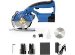 Vevor Taglierina Portatile Per Tessuti 150 W, Taglierina Elettrica Per Tessuti Industriali, Dimensione Lama: 100 Mm, Spessore Massimo Di Taglio: 27 Mm. Spessore Di Taglio: 27 Mm, Taglierina Per Tessuti A Batteria In Acciaio Legato Ideale Per Stoffe, Tessuti, Ecc.