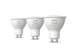 Philips By Signify Philips Hue Ambientazione Bianca E A Colori GU10 - Faretto Intelligente - (Confezione Da 3)
