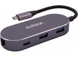 Nilox Mini Docking Stat Hdmi 3USB Pd Eth Usb Tipo-C