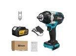 Avvitatore Elettrico A Impulsi, Coppia 1800NM, Motore Senza Spazzole, 1 Batteria Imballaggio In Cartone
