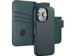Custodia Per Iphone 16 Pro Max - Vera Pelle - Accezz Flip Cover/2 In 1 Case - Verde Scuro