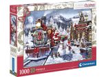 Clementoni Puzzle 500 Natale Stazione Ferroviaria 81502