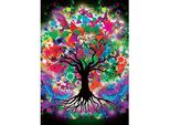 Yazz Puzzle Albero Colorato - 1000 Teile Legespiel Multicolore