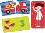 Set Di Puzzle Per Bambini Apli - Veicoli, Numeri E Professioni - Giocattolo Educativo
