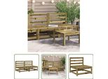 The Living Store Divani Da Giardino Senza Braccioli 2 Pezzi 70X70X67 Cm Legno Di Pino