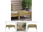 The Living Store Sgabello Da Giardino In Legno Di Pino Impregnato