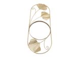 Specchio Della Parete Della Foglia Del Metallo, Specchio Della Parete Della Foglia Del Ginkgo Del Metallo, Specchio Decorativo Della Parete Del Metallo, Specchio Di Arte Della Parete, Decorazione Dello Specchio Della Parete, Specchio Decorativo Per Il Salone