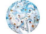 Sunsout Puzzle Animali Lori Schory - Cascata Di Cigni - 1000 Pezzi
