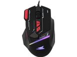 Baracuda Gaming-Maus Manta, 8D, 12800 Dpi, Nero (BGM-041)