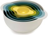 Joseph Joseph Duo Opal - Ciotole Per La Preparazione Dei Cibi Nido Di 6 Pezzi - Plastica - Multicolore