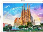 Puzzle Roovi Sagrada Familia Barcellona Spagna - 1000 Pezzi