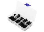 Scatola Da 180 Pezzi M3 Dadi In Nylon, Filettatura Esterna, Filettatura Interna, Assortimento Combinato Di Distanziatori (Nero)