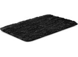 Tappeto Antiscivolo Shaggy 80X120 Cm Nero