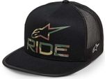 Alpinestars Ride 4.0 Camo Trucker Cap Nero Uomo Nero Taglia Unica