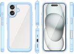 Custodia Outer Space Con Cornice In Gel Per Iphone 16 - Blu