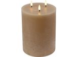 Candela A Led Countryfield Giocattolo Beige 15X15X22,5Cm Decorativa