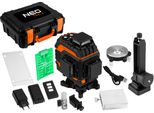 Neo Tools Laser 3D, Verde 4X360 Gradi, Laser A Linea Laser Verde A Croce Autolivellante Dispositivo Di Livellamento Laser Da Costruzione 3D