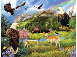 Puzzle Sunsout Eagle Valley 1000 Teile Lori Schory