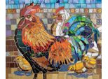 Sunsout Puzzle Galline In Vetro Colorato - 1000 Teile Puzzle
