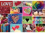 Puzzle Bluebird Puzzle Collage - Amore A Colori - 1000 Pezzi