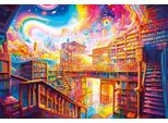 Magnolia Puzzle Library City - 1000 Teile Puzzle