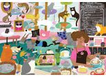 Pezzi & Pace Puzzle Cats Café - Puzzle Da 1000 Pezzi