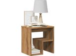 Vidaxl Comodini 2 Pz. Rovere Artigianale 40X30X40 Cm Materiale A Base Di Legno