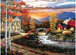 Sunsout Puzzle Babbling Creek Road 1000 Teile John Zaccheo