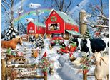 Sunsout Puzzle Xxl Pezzi - Fienile D'inverno - Puzzle Da 500 Pezzi